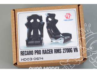 HobbyDesign Amélioration HD03-0614 Siége Recaro Pro racer RMS 2700G VR 1/24