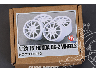 HobbyDesign Jantes HD03-0440 Honda DC2 16' 1/24
