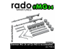 Rado miniatures accessoire RDM35S66 Set MG34 Allemande x2 avec accessoires 1/35