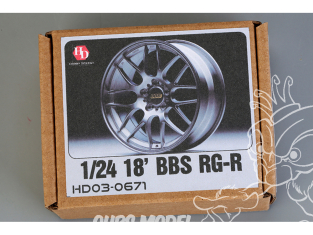 HobbyDesign Jantes HD03-0671 BBS RG-R 18' 1/24