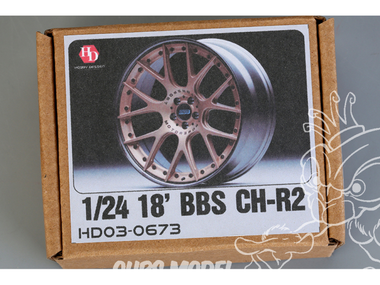 HobbyDesign Jantes HD03-0673 BBS CH-R2 18' 1/24