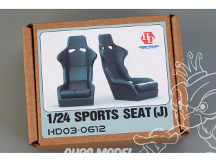 HobbyDesign Amélioration HD03-0612 Siége Sport J 1/24