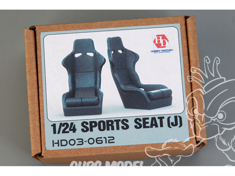 HobbyDesign Amélioration HD03-0612 Siége Sport J 1/24