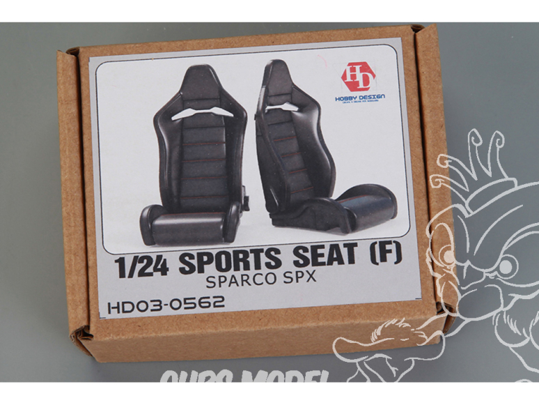 HobbyDesign Amélioration HD03-0562 Siége Sparco SPX 1/24