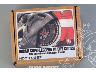 Hobby Design kit d'amélioration moto HD03-0657 Ducati Embrayage à sec kit Tamiya 1/12