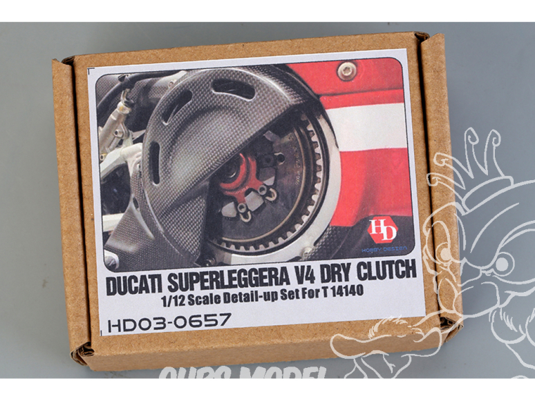 Hobby Design kit d'amélioration moto HD03-0657 Ducati Embrayage à sec kit Tamiya 1/12