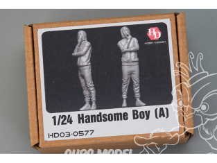 Hobby figurine HD03-0577 Beau garçon pensif 1/24