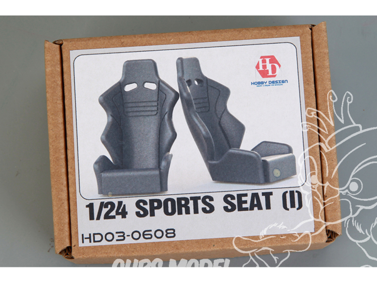 HobbyDesign Amélioration HD03-0608 Siége Sport I 1/24