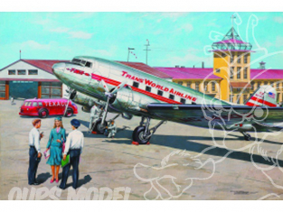 RODEN maquettes avion 309 DOUGLAS DC-3 TRANSWORLD AIRLINES 1955 1/144