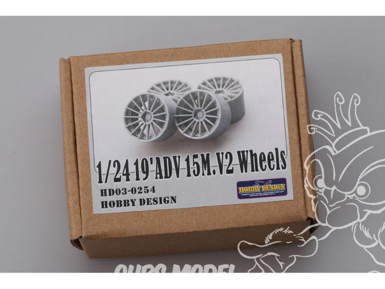 HobbyDesign Jantes HD03-0254 ADV 15M. V2 19' 1/24