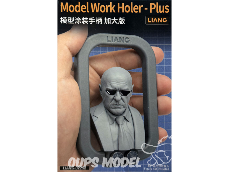 Liang Model outillage 0225a Support de travail Plus 85 x 51mm Model Work Holder