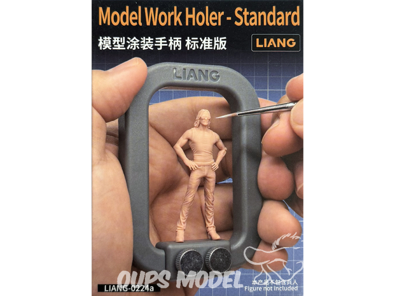 Liang Model outillage 0224a Support de travail Standard 63 x 40mm Model Work Holder