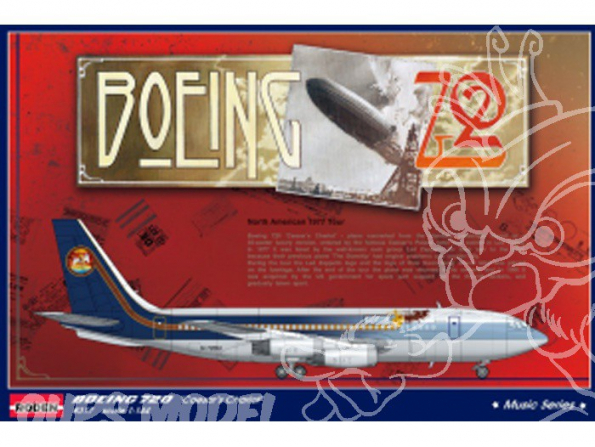 RODEN maquettes avion 317 BOEING 720 "CAESAR’s CHARIOT" 1/144