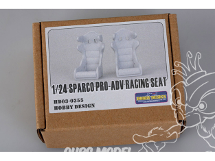 HobbyDesign Amélioration HD03-0355 Siége Sparco Pro-ADV Racing 1/24
