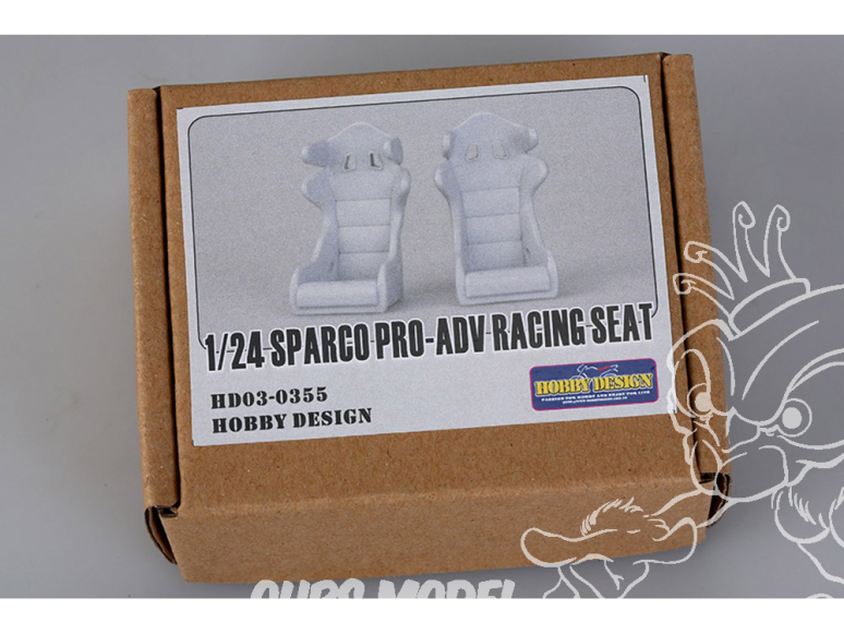HobbyDesign Amélioration HD03-0355 Siége Sparco Pro-ADV Racing 1/24