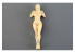 Hobby figurine HD03-0646 Jolie dame nue poitrine en avant 1/24