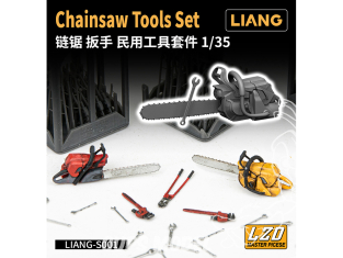 Liang Model accessoires S001 Tronçonneuses et outils 1/35