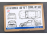HOBBY DESIGN Kit amelioration 02-0331 Alfa Romeo 155 V6 TI Detail-up Set pour kit Tamiya 1/24