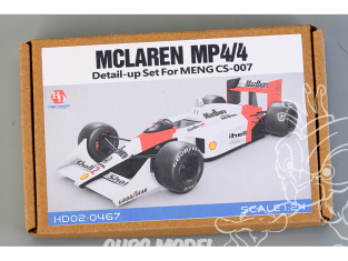 HOBBY DESIGN Kit amelioration 02-0467 Detail-up Mclaren MP4/4 1988 kit MENG CS-007 1/24
