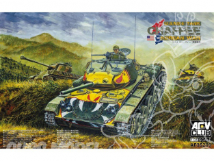 Afv Club maquette militaire 35209 CHAR LEGER US M24 "CHAFFEE" (GUERRE DE COREE) 1/35