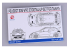 HOBBY DESIGN Kit amelioration 02-0312 Peugeot 206 WRC 2003 Detail-up Set fort pour kit Tamiya 1/24