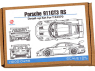 Hobby Design Amélioration 02-0478 Detail-up Porsche 911 GT3 RS 992 pour kit Tamiya 1/24