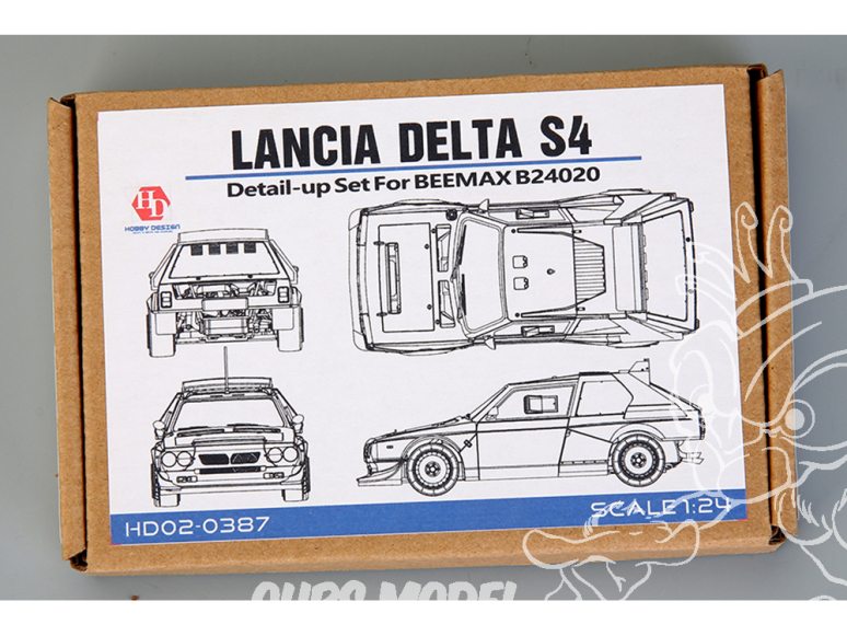 Hobby Design Amélioration 02-0387 Detail-up Lancia Delta S4 1/24