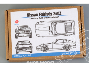 Hobby Design Amélioration 02-0476 Detail-up Nissan Fairlady 240Z kit Tamiya 1/24