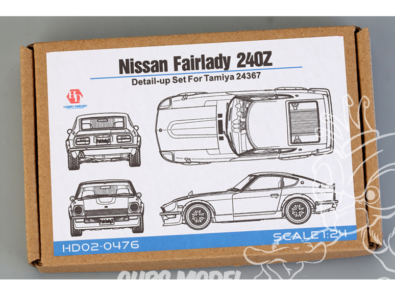 Hobby Design Amélioration 02-0476 Detail-up Nissan Fairlady 240Z kit Tamiya 1/24