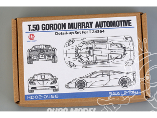 Hobby Design Amélioration 02-0458 Detail-up T.50 Gordon Murray kit Tamiya 1/24