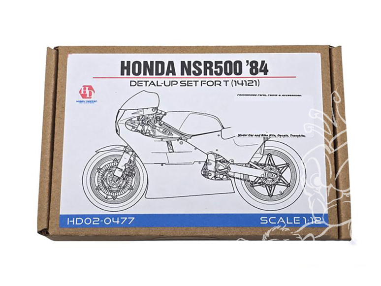 Hobby Design Amélioration 02-0477 Detail-up Honda NSR500 1984 kit Tamiya 1/12