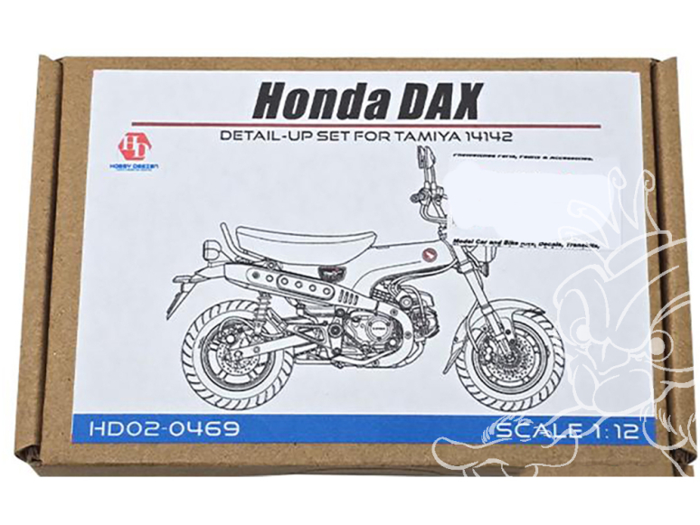 Hobby Design Amélioration 02-0469 Detail-up Honda DAX kit Tamiya 1/12