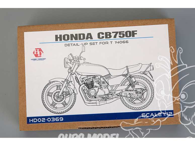 Hobby Design Amélioration 02-0369 Detail-up Honda CB750F kit Tamiya 1/12