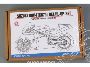 Hobby Design Amélioration 02-0479 Detail-up Suzuki RGV-R XR79 kit Beemax 1/12
