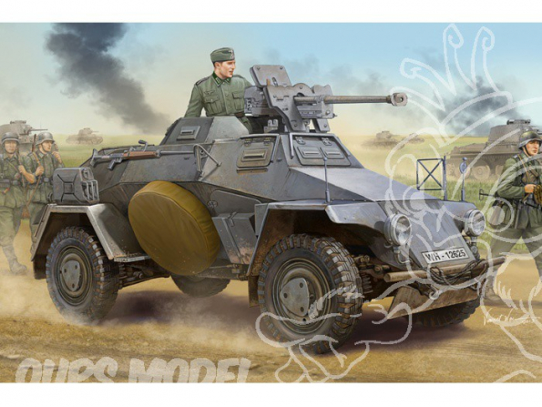 HOBBY BOSS maquette militaire 83813 German Le.Pz.Sp.Wg Sd.Kfz.221 Leichter Panzerspahwagen-Early 1/35