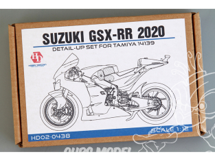 Hobby Design Amélioration 02-0438 Suzuki GSX-RR 2020 Detail up Set pour kit Tamiya 1/12