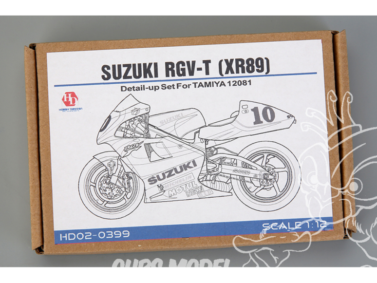 Hobby Design Amélioration 02-0399 Suzuki RGV-T XR89 Detail up Set pour kit Tamiya 1/12