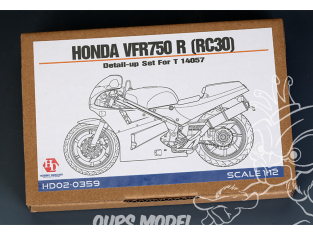 Hobby Design Amélioration 02-0359 Honda VFR750R RC30 Detail up Set pour kit Tamiya 1/12