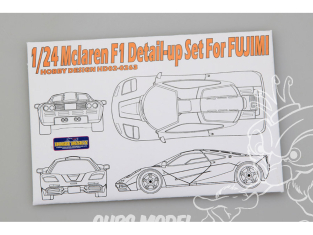 Hobby Design Amélioration 02-0263 Mc laren F1 pour kit fujimi 1/24