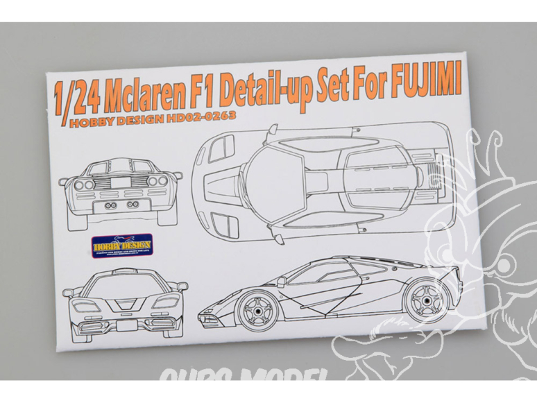 Hobby Design Amélioration 02-0263 Mc laren F1 pour kit fujimi 1/24