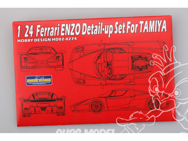 Hobby Design Amélioration 02-0274 Ferrari ENZO pour kit tamiya 1/24