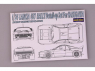 Hobby Design Amélioration 02-0256 Lancia 037 Rally pour kit hasegawa 1/24
