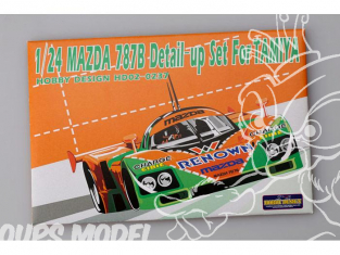 Hobby Design Amélioration 02-0237 Mazda 787B pour kit tamiya 1/24