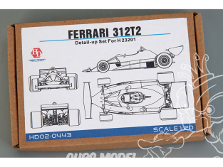 Hobby Design amélioration HD03-0443 Detail-Up Ferrari 312T2 kit Hasagawa 1/20