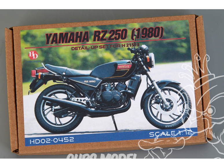 Hobby Design Amélioration 02-0452 Yamaha rz250 1980 Detail up Set pour kit hasegawa 1/12