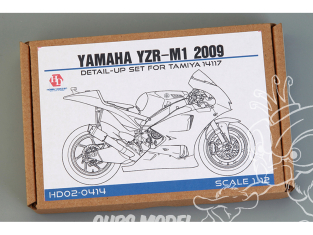 Hobby Design Amélioration 02-0414 Yamaha YZR M1 2009 Detail up Set pour kit Tamiya 1/12