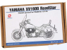 Hobby Design Amélioration 02-0400 Yamaha XV1600 RoadStar Detail up Set pour kit Tamiya 1/12