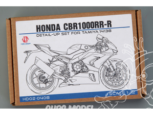 Hobby Design Amélioration 02-0408 Honda CBR1000Rr-R Detail up Set pour kit Tamiya 1/12