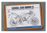 Hobby Design Amélioration 02-0408 Honda CBR1000Rr-R Detail up Set pour kit Tamiya 1/12