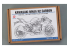 Hobby Design Amélioration 02-0407 Kawasaki Ninja H2 Carbon Detail up Set pour kit Tamiya 1/12